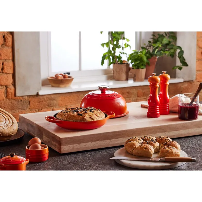 24 cm - Le Creuset Evolution Cocotte Per Pane Rotonda In Ghisa Vetrificata