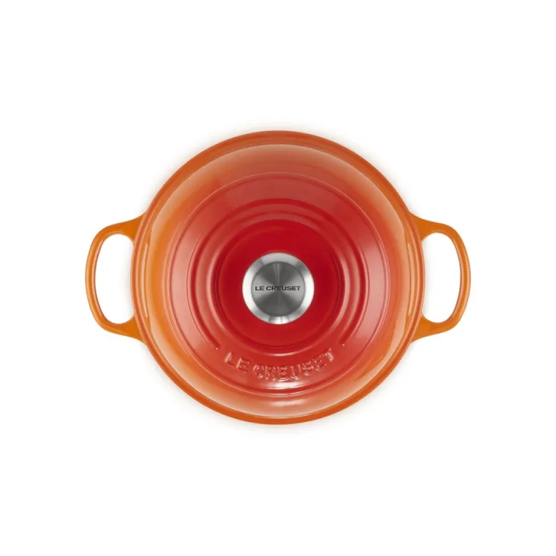 24 cm - Le Creuset Evolution Cocotte Per Pane Rotonda In Ghisa Vetrificata