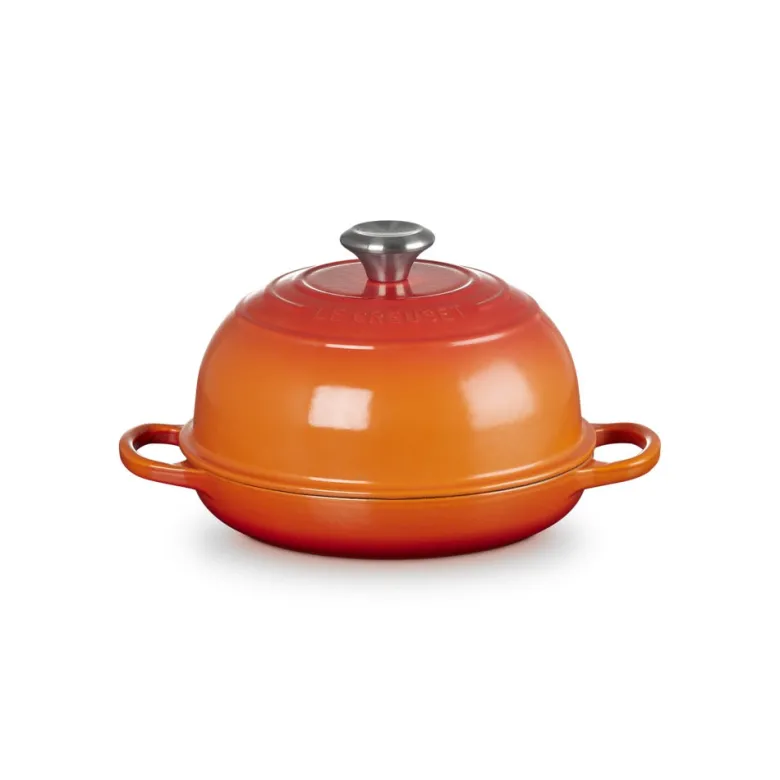 24 cm - Le Creuset Evolution Cocotte Per Pane Rotonda In Ghisa Vetrificata