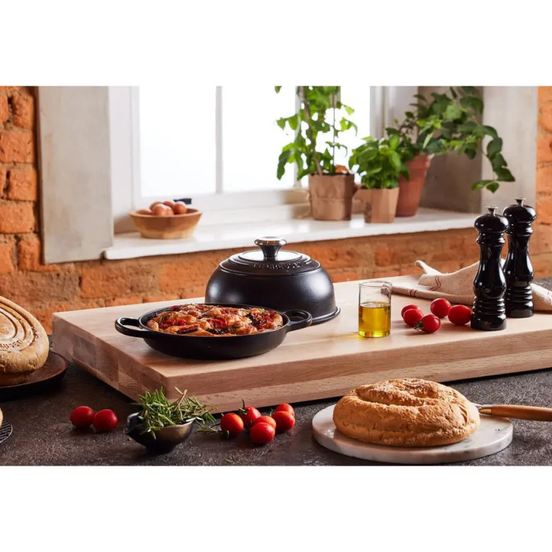 24 cm - Le Creuset Evolution Cocotte Per Pane Rotonda In Ghisa Vetrificata
