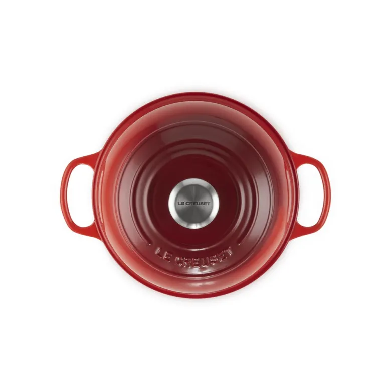 24 cm - Le Creuset Evolution Cocotte Per Pane Rotonda In Ghisa Vetrificata