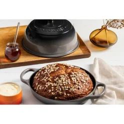 24 cm - Le Creuset Evolution Cocotte Per Pane Rotonda In Ghisa Vetrificata