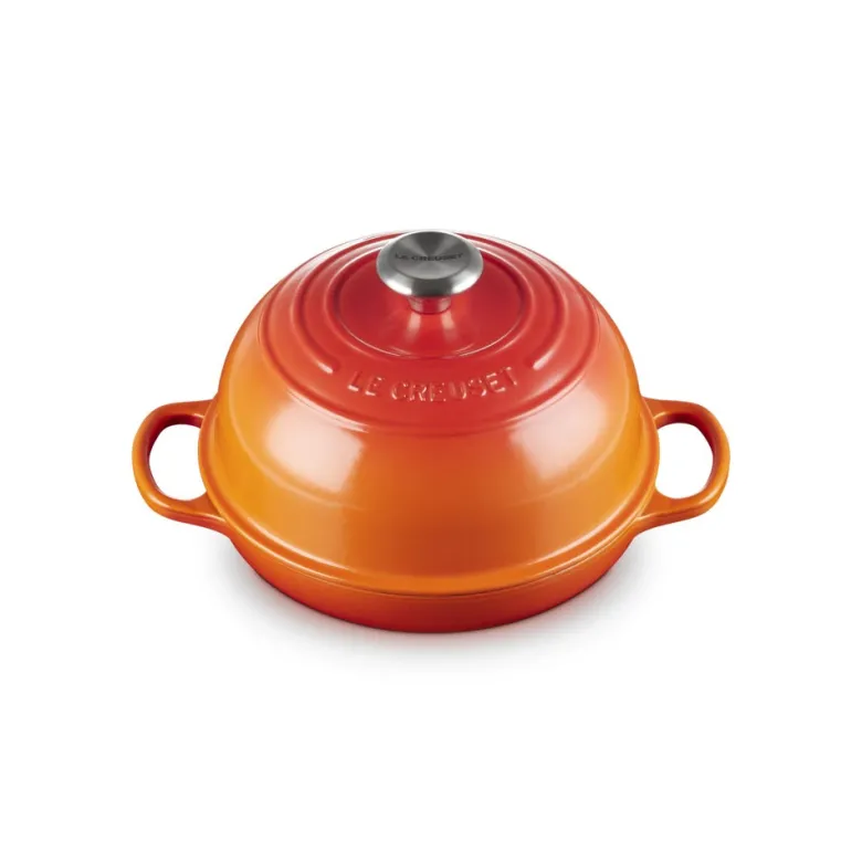 24 cm - Le Creuset Evolution Cocotte Per Pane Rotonda In Ghisa Vetrificata