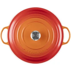 32 cm - Le Creuset Evolution Marmitta Casseruola Rotonda In Ghisa Vetrificata