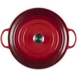 32 cm - Le Creuset Evolution Marmitta Casseruola Rotonda In Ghisa Vetrificata