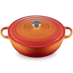 32 cm - Le Creuset Evolution Marmitta Casseruola Rotonda In Ghisa Vetrificata