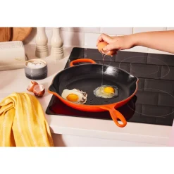 16 cm - Le Creuset Evolution Padella Bassa Doppio Becco In Ghisa Vetrificata
