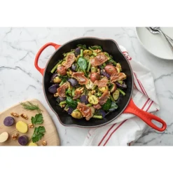 16 cm - Le Creuset Evolution Padella Bassa Doppio Becco In Ghisa Vetrificata