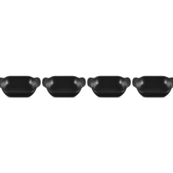15 cm - Le Creuset Gourmand Mini Pirofila Rettangolare In Ghisa Vetrificata Set 4 Pz
