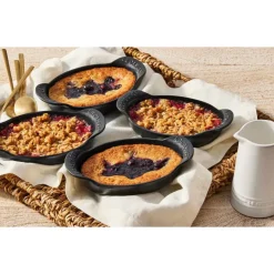 15 cm - Le Creuset Gourmand Mini Pirofila Ovale In Ghisa Vetrificata Set 4 Pz