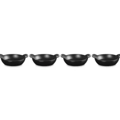 13 cm - Le Creuset Gourmand Mini Tegame In Ghisa Vetrificata Set 4 Pz