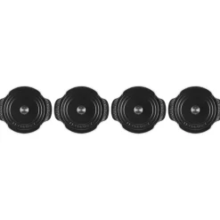 13 cm - Le Creuset Gourmand Mini Tegame Con Coperchio In Ghisa Vetrificata Set 4 Pz
