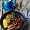 20-26 cm - Le Creuset Les Forgées Set Padelle Antiaderenti In Alluminio - Set 2 Pz