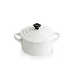 10 cm - Le Creuset Mini Cocotte Casseruola Rotonda In Gres Vetrificato