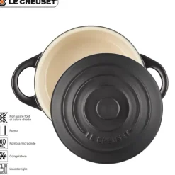 10 cm - Le Creuset Mini Cocotte Casseruola Rotonda In Gres Vetrificato