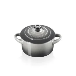 10 cm - Le Creuset Mini Cocotte Casseruola Rotonda In Gres Vetrificato