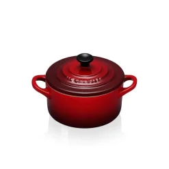 10 cm - Le Creuset Mini Cocotte Casseruola Rotonda In Gres Vetrificato