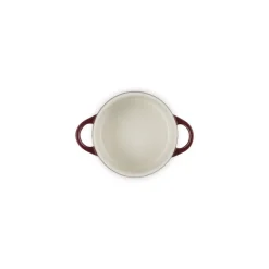 10 cm - Le Creuset Mini Cocotte Casseruola Rotonda In Gres Vetrificato