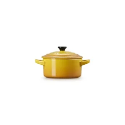10 cm - Le Creuset Mini Cocotte Casseruola Rotonda In Gres Vetrificato