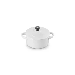 10 cm - Le Creuset Mini Cocotte Casseruola Rotonda In Gres Vetrificato