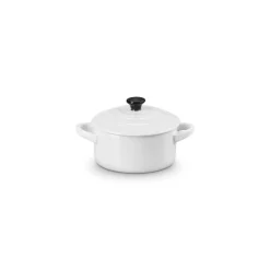 10 cm - Le Creuset Mini Cocotte Casseruola Rotonda In Gres Vetrificato