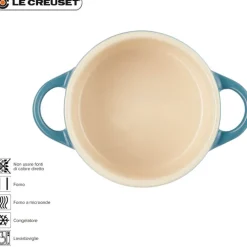 10 cm - Le Creuset Mini Cocotte Casseruola Rotonda In Gres Vetrificato