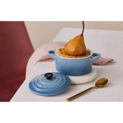 10 cm - Le Creuset Mini Cocotte Casseruola Rotonda In Gres Vetrificato