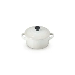 10 cm - Le Creuset Mini Cocotte Casseruola Rotonda In Gres Vetrificato