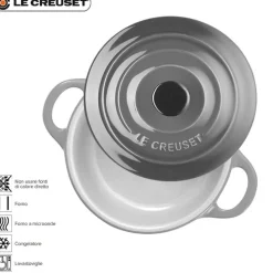 10 cm - Le Creuset Mini Cocotte Casseruola Rotonda In Gres Vetrificato