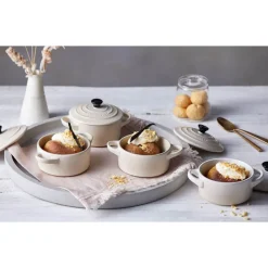 10 cm - Le Creuset Mini Cocotte Casseruola Rotonda In Gres Vetrificato
