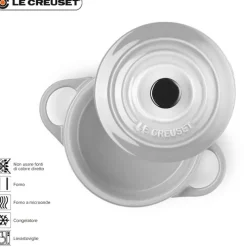 10 cm - Le Creuset Mini Cocotte Casseruola Rotonda In Gres Vetrificato