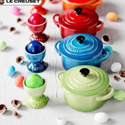 10 cm - Le Creuset Mini Cocotte Casseruola Rotonda In Gres Vetrificato