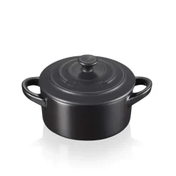 10 cm - Le Creuset Mini Cocotte Casseruola Rotonda In Gres Vetrificato