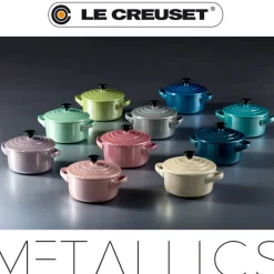 10 cm - Le Creuset Mini Cocotte Casseruola Rotonda In Gres Vetrificato