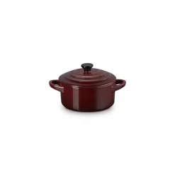 10 cm - Le Creuset Mini Cocotte Casseruola Rotonda In Gres Vetrificato