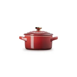 10 cm - Le Creuset Mini Cocotte Con Pomolo Cuore In Gres Vetrificato