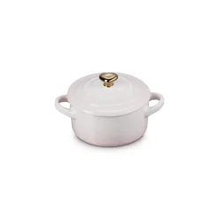 10 cm - Le Creuset Mini Cocotte Con Pomolo Cuore In Gres Vetrificato