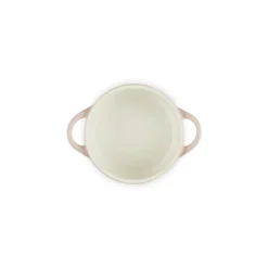 10 cm - Le Creuset Mini Cocotte Con Pomolo Cuore In Gres Vetrificato
