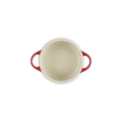 10 cm - Le Creuset Mini Cocotte Con Pomolo Cuore In Gres Vetrificato
