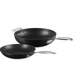 24-28 Cm - Le Creuset TNS Set Padelle Antiaderenti In Alluminio