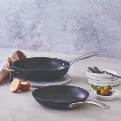 24-28 Cm - Le Creuset TNS Set Padelle Antiaderenti In Alluminio