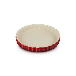 24 cm - Le Creuset Tradition Tortiera Rotonda In Gres Vetrificato