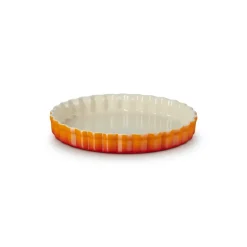 24 cm - Le Creuset Tradition Tortiera Rotonda In Gres Vetrificato