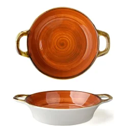 20 cm - Lioness Just Colour Tegamino In Porcellana - Set 3 Pz
