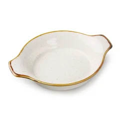 21 cm - Lioness Just Colour Tegamino Ovale In Porcellana - Set 6 Pz