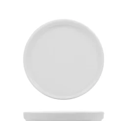 12 cm - Lioness Justwhite Piatto Frutta Dessert In Porcellana - Set 6 Pz