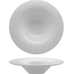 30 cm - Lubiana Daisy Jupiter Piatto Pasta In Porcellana - Set 6 Pz