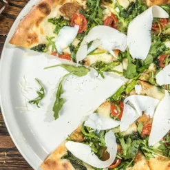 35 cm - Lubiana Tina Piatto Pizza In Porcellana - Set 6 Pz