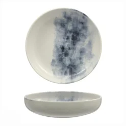 22 cm - Mesa Ceramics Estoril Piatto Fondo Coupe Decorato In Gres porcellanato Set 6 Pz