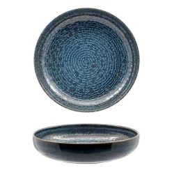 22 cm - Okeanos Piatto Fondo In Stoneware - Set 4 Pz